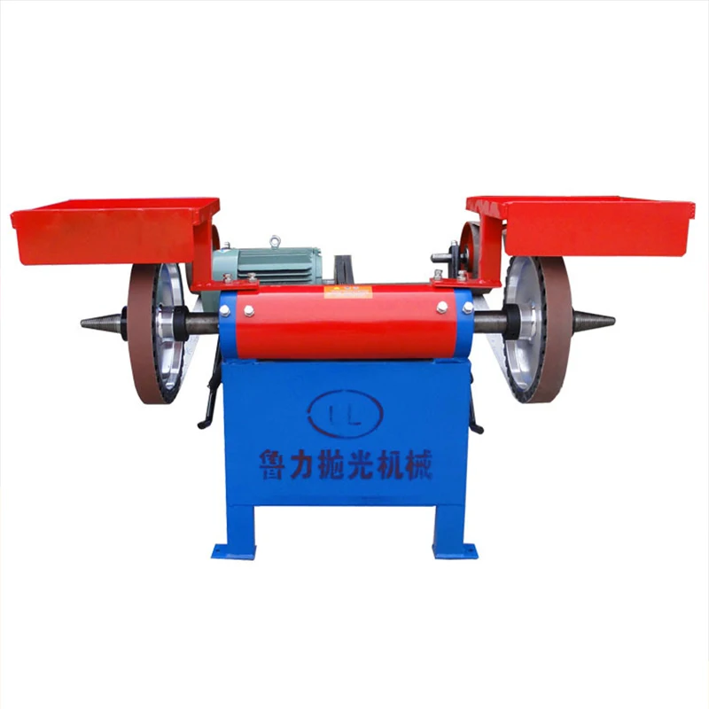 

380V Vertical Double-Head Sanding Machine High-Power Double-Station Polishing Equipment Metal Aluminum Parts Grinding Apparatus