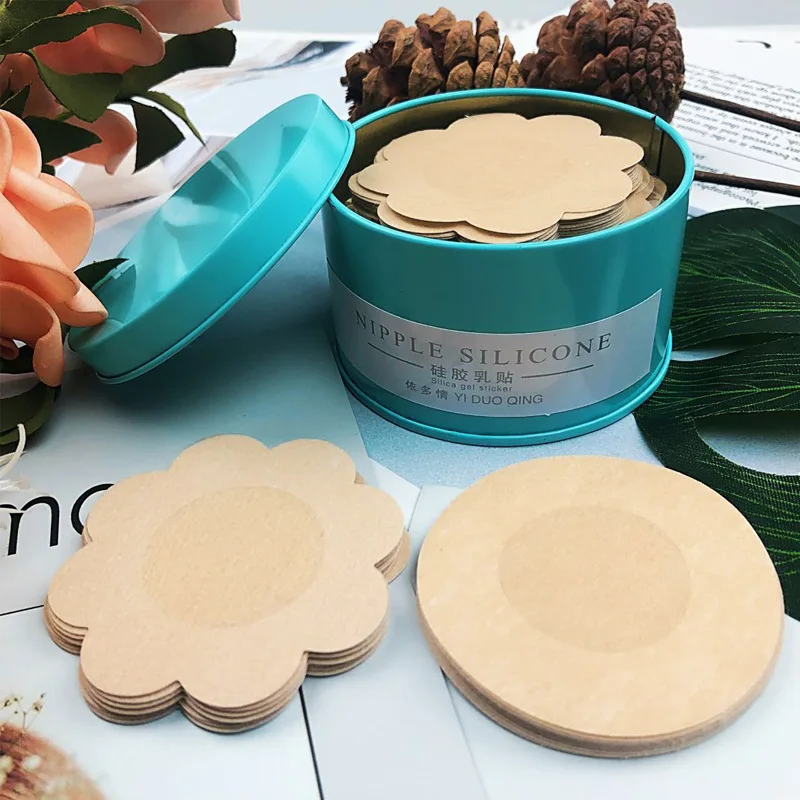 Женская невидимая лента для подтяжки груди Мягкие накладки на соски Одноразовые