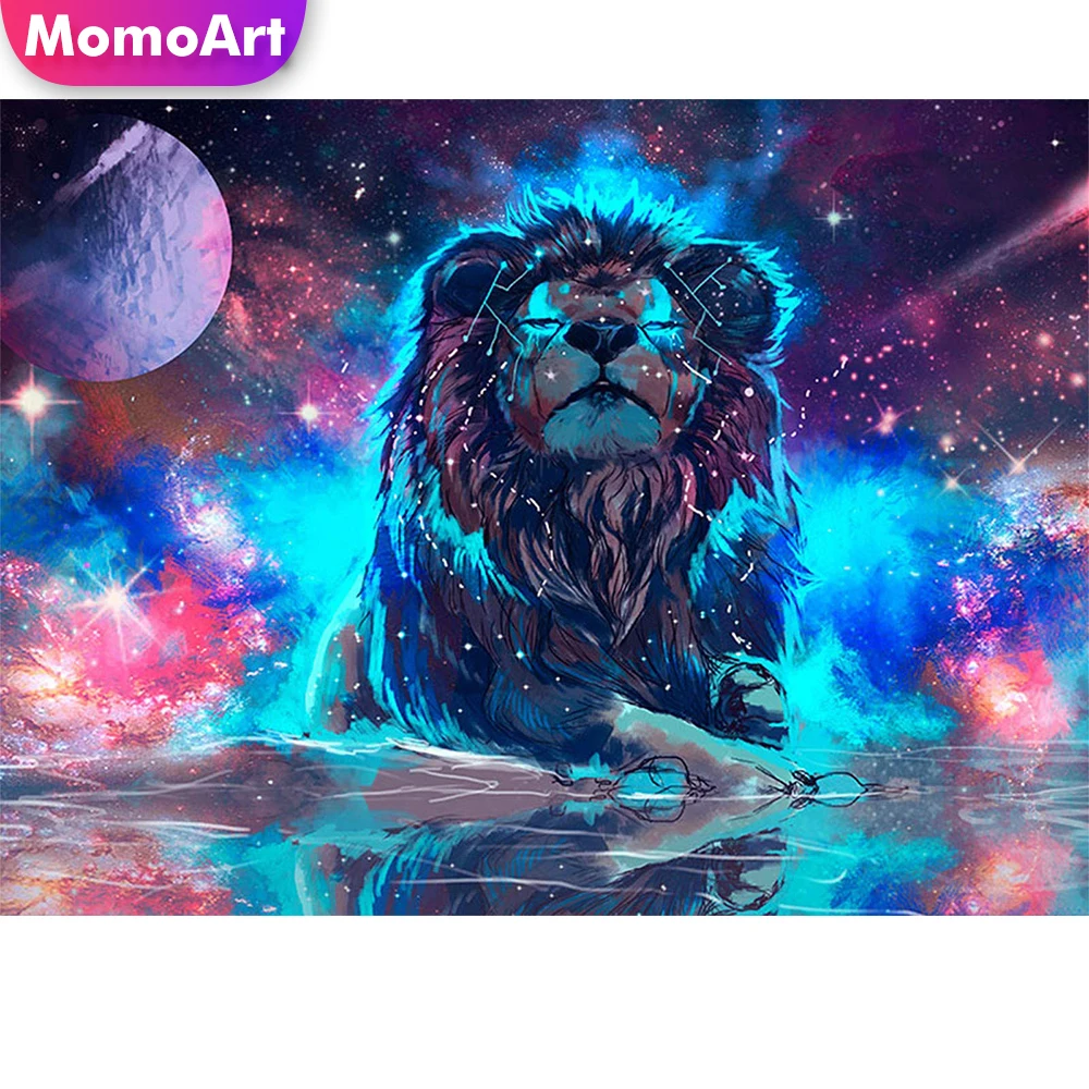 

MomoArt Алмазная картина льва полная квадратная Алмазная вышивка животные со стразами картина крестом Мозаика DIY ручной работы