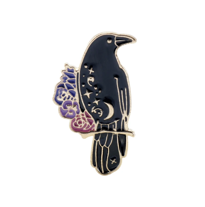 

Creative Branch Bird Brooch Woodpecker значки Cartoon Shirt Lapel Badge Wholesale Fashion Enamel Pin Jewelry Gift