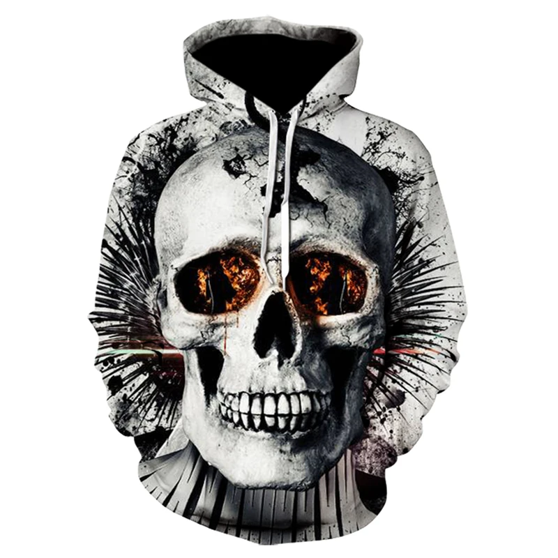 

Autumn War black mens Hoodies Sweatshirt 3D Print Funny Skull Streetwear Harajuku Pullover Hip hop Jacket Men Tracksuit XXS-4XL