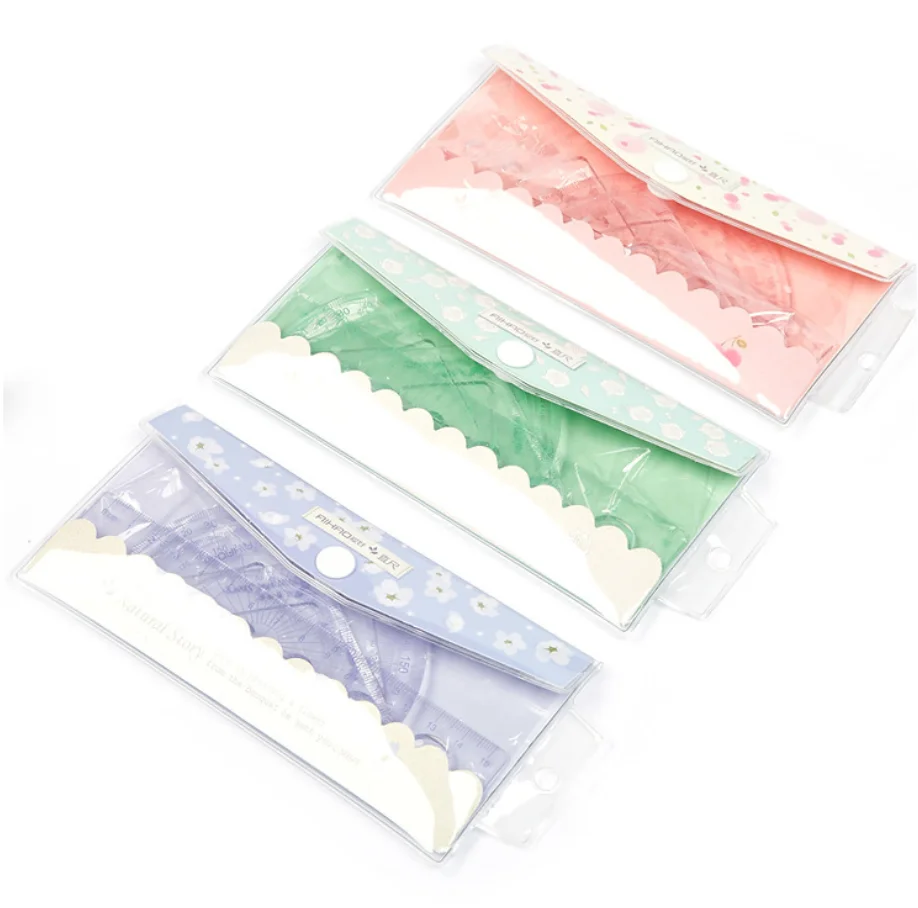 Пластиковый измерительный инструмент математический Набор для геометрии