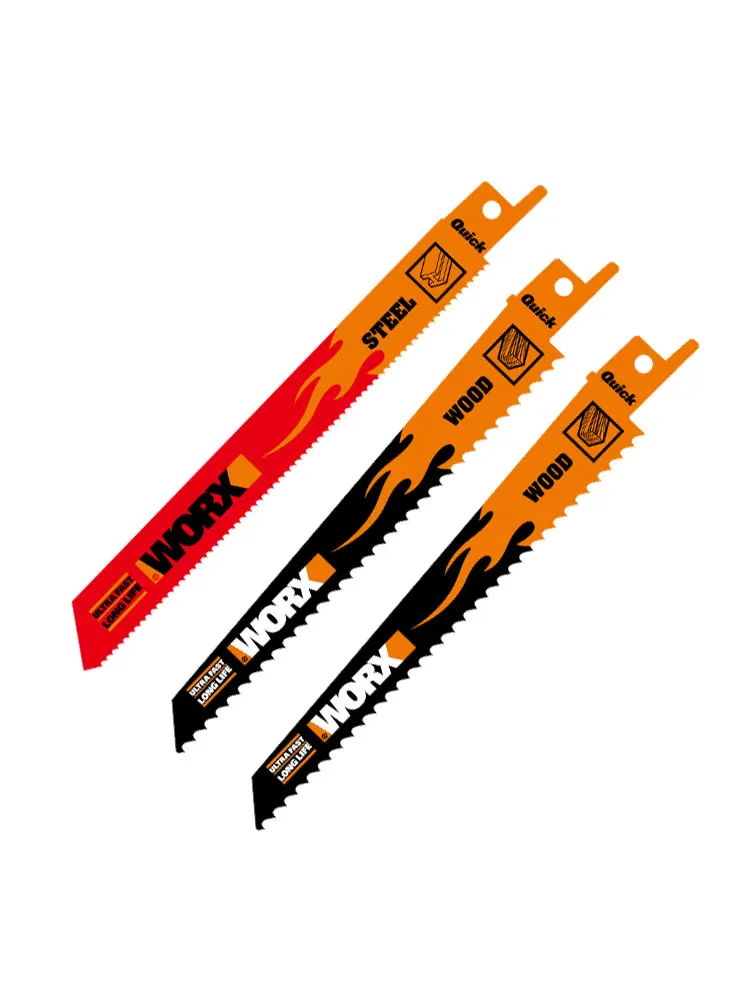 Полотно сабельной пилы worx WA8007 для резки стальных труб и деревьев по хорошей цене