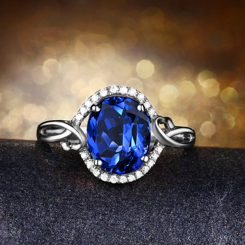SLFD натуральный Танзанит 18K чистое золото 2020 Новый Лидер продаж Топ Кольцо женское