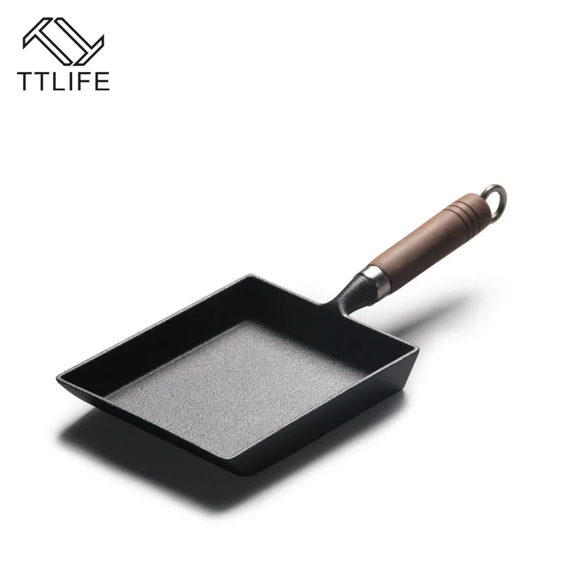 TTLIFE утолщенной японский сковородка для омлета/сковорода яиц с антипригарным