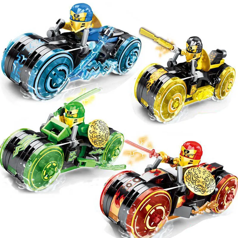 

4 шт., Детский конструктор «ниндзя»