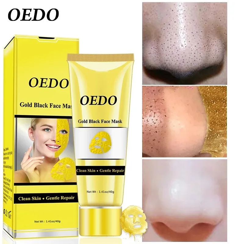 

Blackhead Remover Gold Mask Face Acne Treatment Peeling Peel-Off Shrink Pores Moisturizing Deep Cleansing Facial Mask Nose