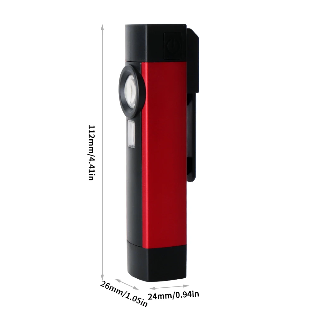 BORUiT XPE COB светодиодный портативный светильник с 2 шт. 395nm УФ фонарь 4 режимный