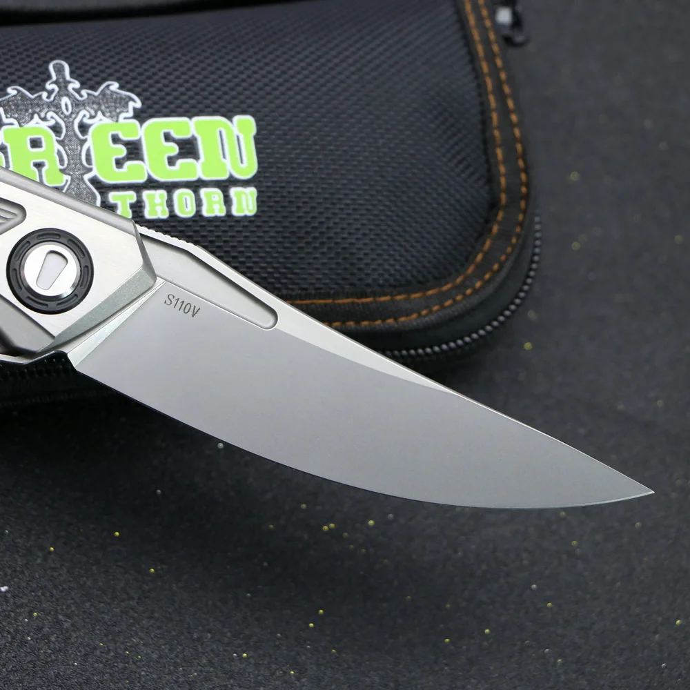 Складной нож TC4 с титановой ручкой для охоты на открытом воздухе кемпинга и