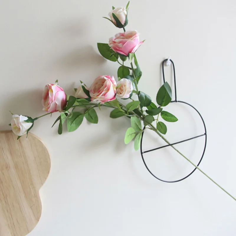 Ваза для цветов железная в стиле ретро настенный держатель сушеных разных форм
