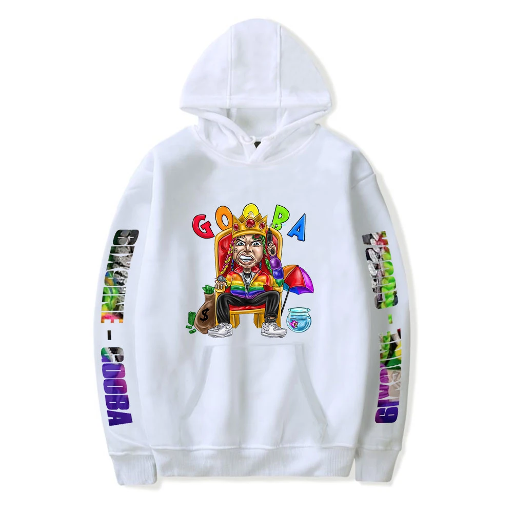 

6IX9INE GOOBA Hoodies Sweatshirt Women/men Harajuku Cool Song Winter Fashion Album Logo Pattern Pullover Casual Print Hooded 3D