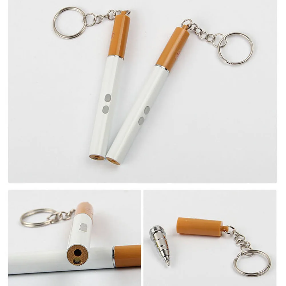 

New Mini Red Dot Laser Pointer 3 In 1 Laser Pointer/writing Pen/LED Lighting Flashlight Simulation Cigarette Laser Creative Gift