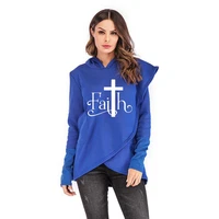 faith letter print long sleeve sweatshirt women harajuku fleece hoodie hip hop oversized streetwear things hooded 2021 autumn