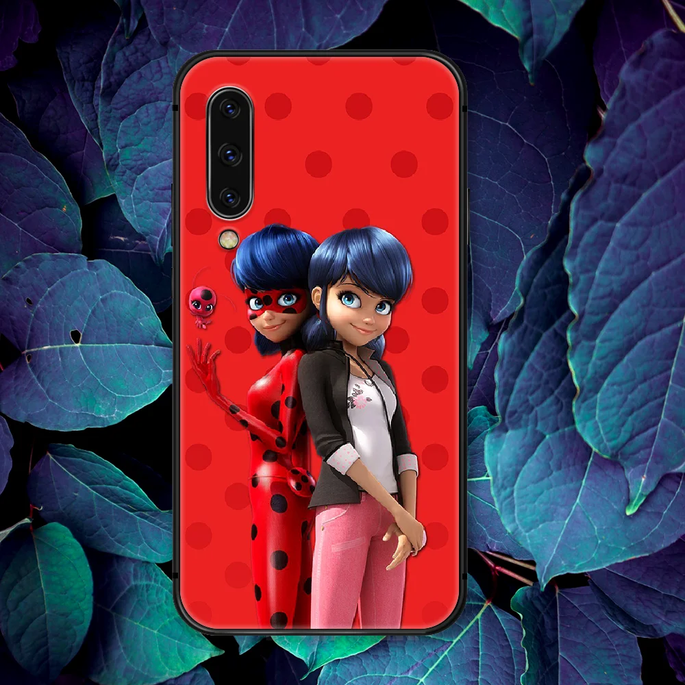 

Seven Star Ladybugs Cartoon Phone Case For Samsung Galaxy A 3 5 7 8 10 20 20E 21S 30 30S 40 50 51 70 71 black Back Pretty Coque