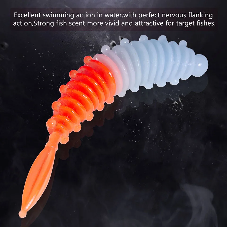 Приманка рыболовная силиконовая 60 мм 1 2 г 10 шт./лот | Спорт и развлечения