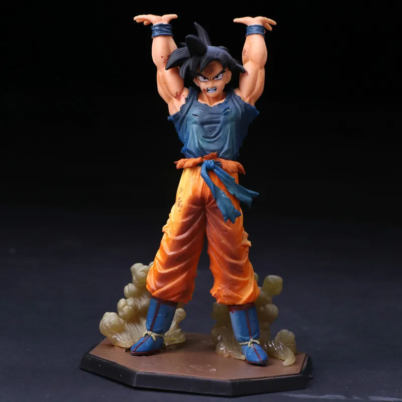 Фигурки героев аниме DBZ ZERO 17 см высокое качество wukong Lifting Genki Dama Spirit Bomb фигурки