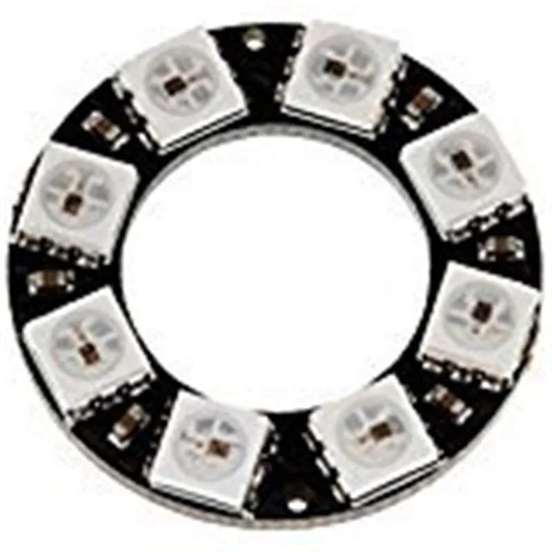 D16 8 битное WS2812 5050 RGB Светодиодное интеллектуальное полноцветное Кольцо для