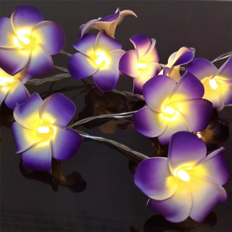 Светодиодный светильник из гавайской пены Flowers Frangipani искусственный цветок