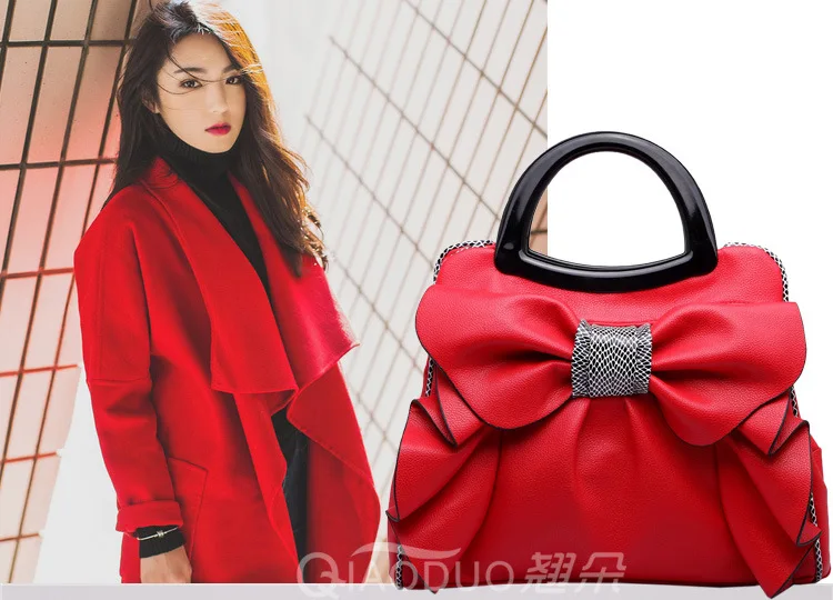 

2020 New Simple And Sweet Ladies' Bags Ladies' Bags Bowknot Ladies' Handbags One Shoulder Messenger Bags Wholesale