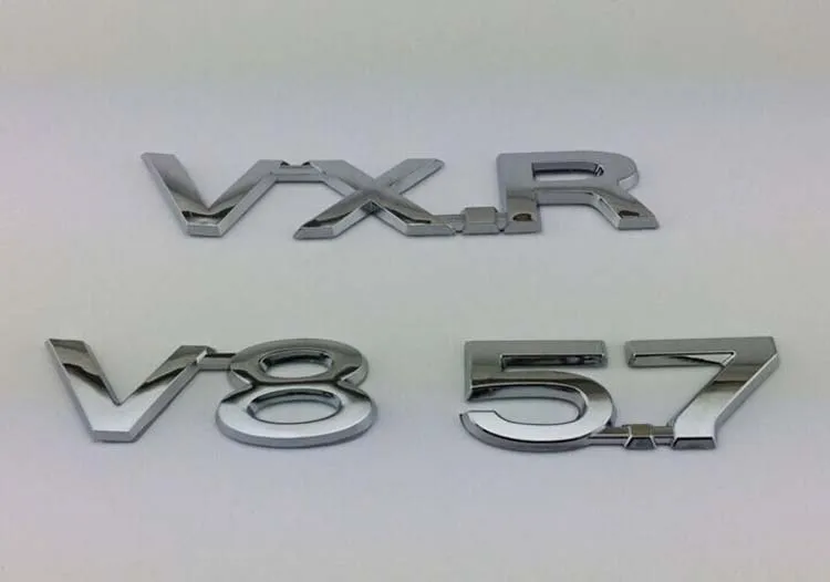 3D Letter Sticker Car Rear Letter Sticker For Land Cruiser