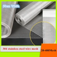 50cm x1000cm stainless steel filter 80 100 120 200 300 400 500 mesh 180 25 micron filtration screening sheet screening filter