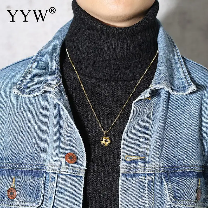 Трендовая цепочка для футбола Очаровательное ожерелье с подвеской в виде