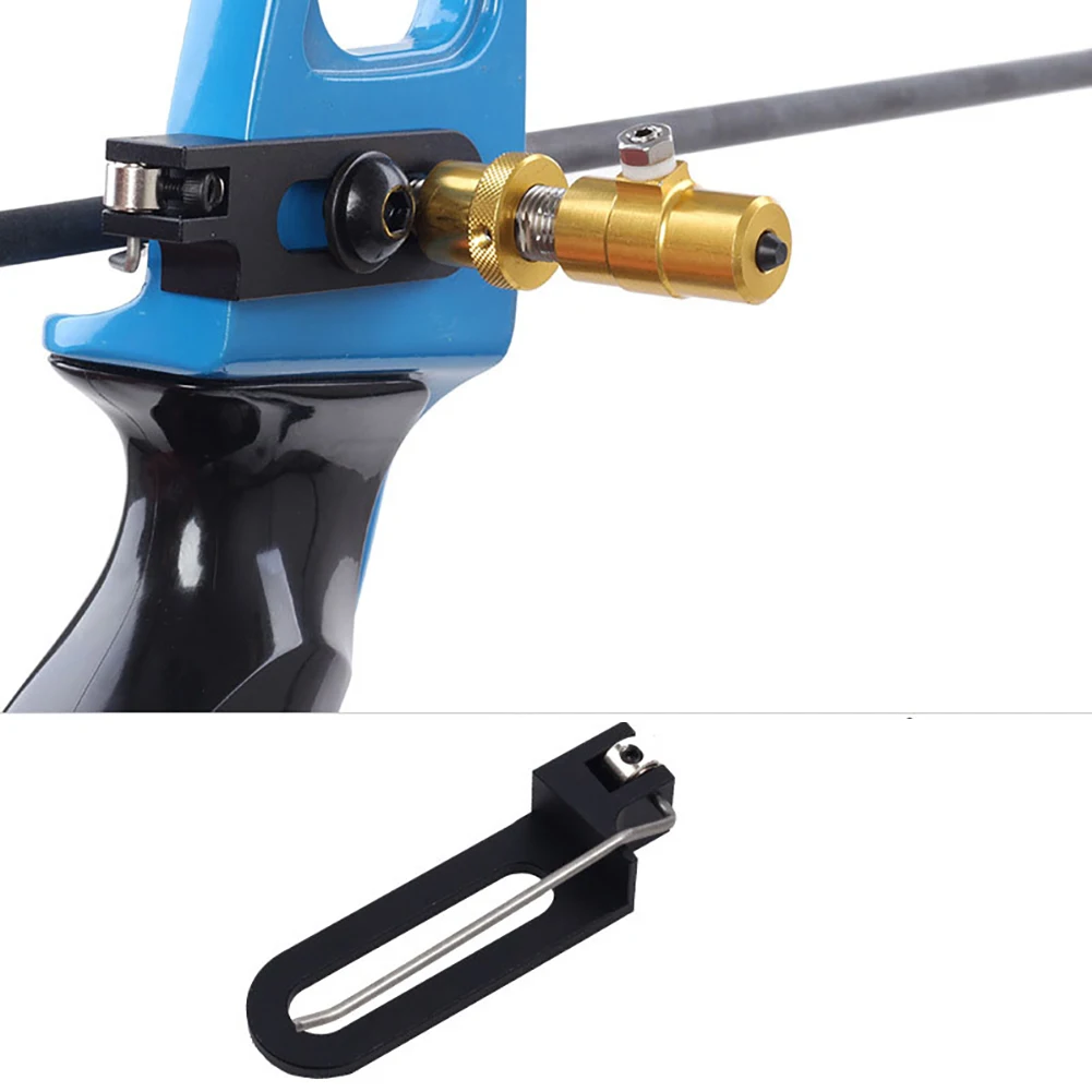 

Archery Magnetic Arrow Rest Set with Screwdrivers Hunting Sports Shooting Tool Accessory Aluminium Adjustable for Recurve Bow