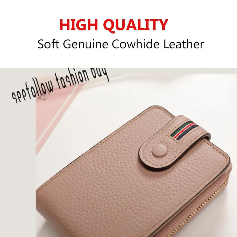 YIFANGZHE кошелек для кредитных карт Модный чехол из воловьей кожи с более чем 10