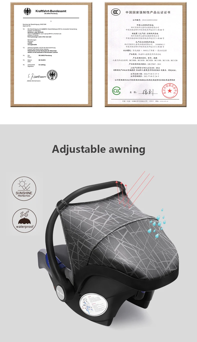 Быстрая! Hotmom baby carrier детское безопасное сиденье автомобиль с младенцем портативный новорожденный автомобиль Колыбель подходит для коляска Hotmom