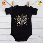 Детский хлопковый комбинезон Hello 2022, с коротким рукавом