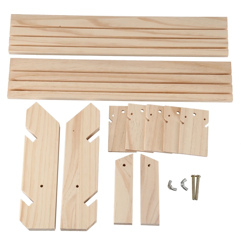 Ювелирные изделия дисплей Подвеска поднос Серьги Кольца Дисплей блоки Твердая