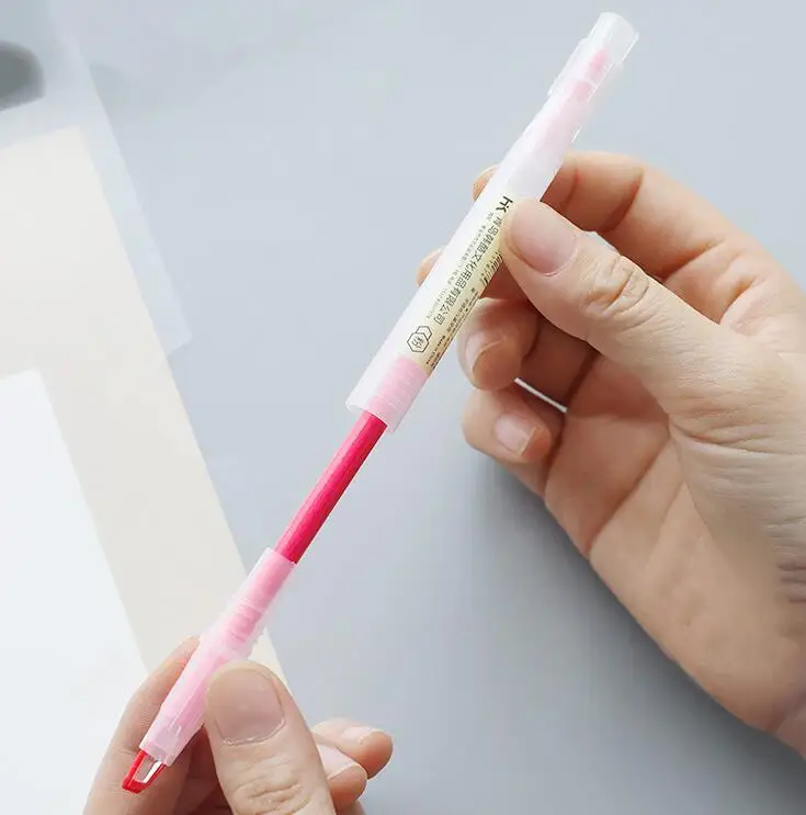 1 шт. двойная головка 2 в ручка хайлайтер японская канцелярская милые офисные