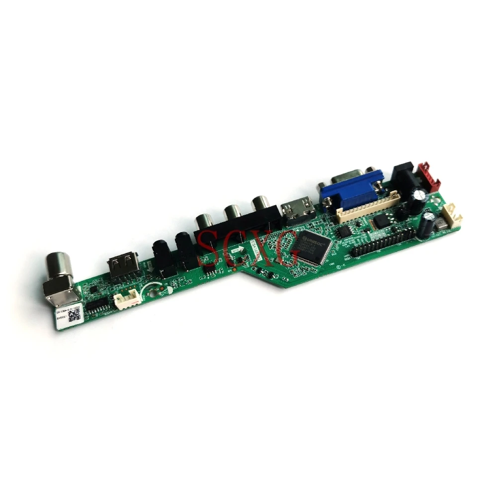 LED LCD KIT Fit M185XW01 V3/V6/V7/VD/VE/VF/VG Analog Signal Display Drive Board LVDS 30-Pin HDMI-compatible VGA USB AV 1366*768 |