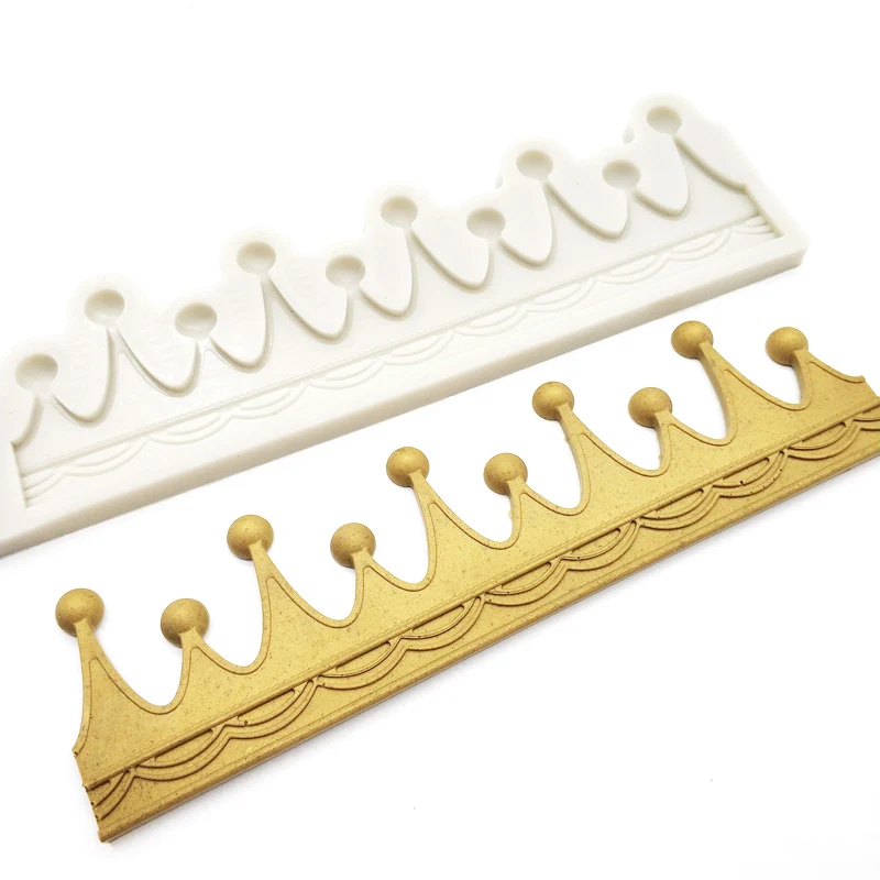 DIY Small Crown Shape Silicone Cake Mold 23x6.5CM Fondant Chocolate Mould Wedding Birthday Decorating Tools |