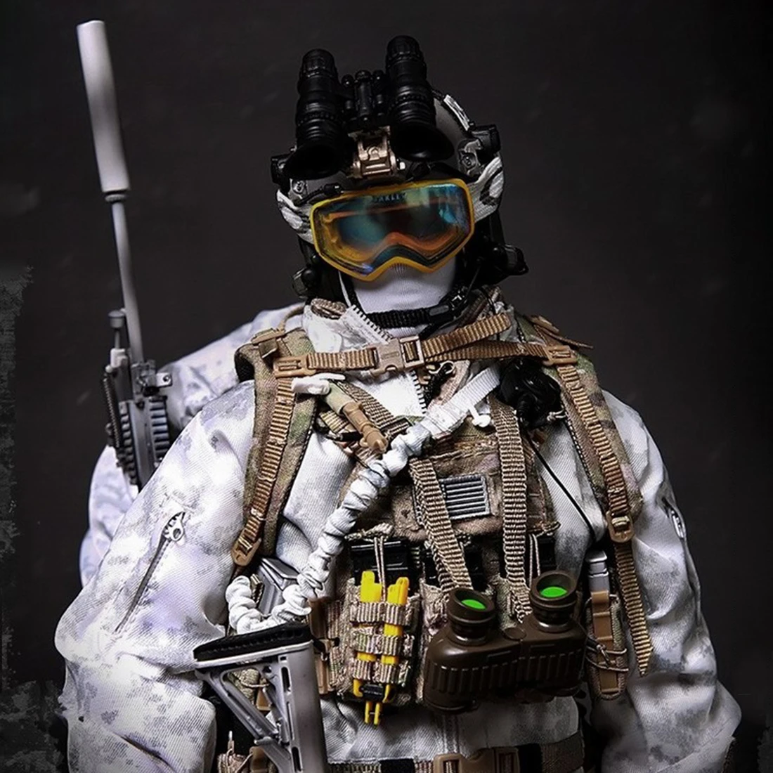 1/6 30 см солдатская модель костюм реалистичный хедлеппт Сделай Сам ручной работы солдат морские котики зимние боевые тренировочные фигурки и игрушки