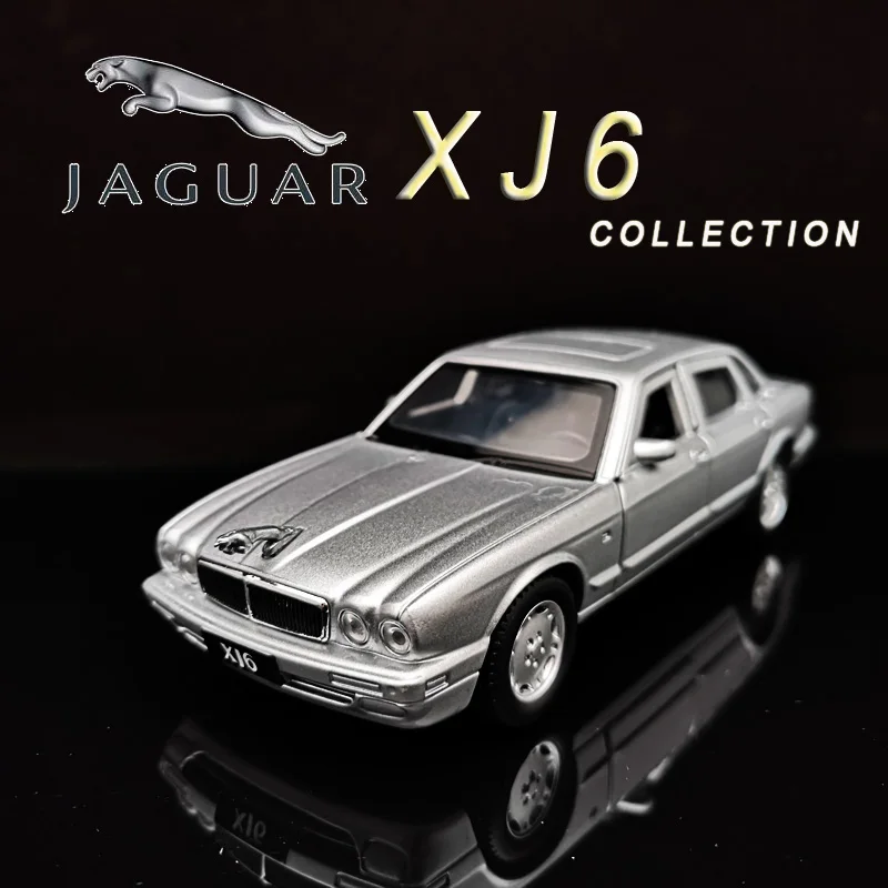 Коллекционная игрушка Jaguar XJ6 коллекционная из сплава в масштабе 1/32 подарок для