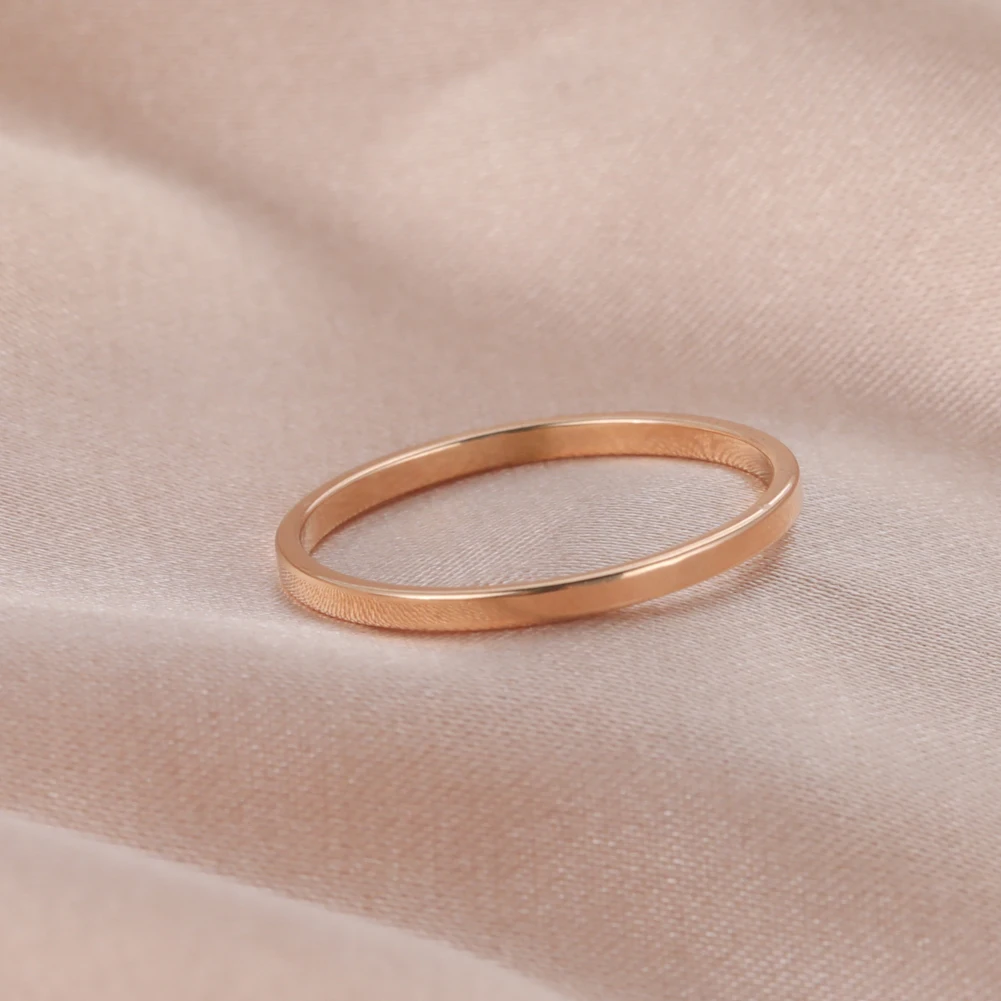 Кольцо унисекс из нержавеющей стали блестящее классическое обручальное |