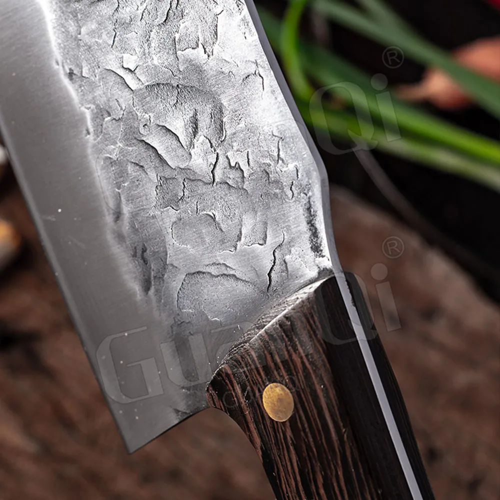 Острый нож шеф-повара ручной работы сверхмощный кухонный мясника из