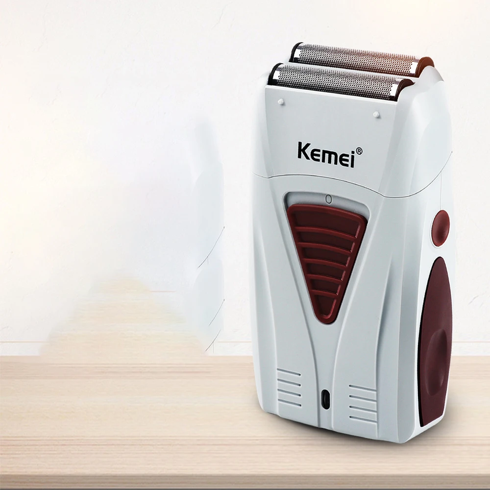 

Kemei KM-3382 Razor hair clipper Double Reciprocating Strong Power Shaver Shaving Head Artifact Hair Gradient Whitening Device