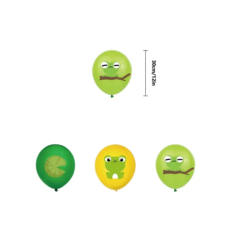 Воздушные шары из фольги в виде лягушки