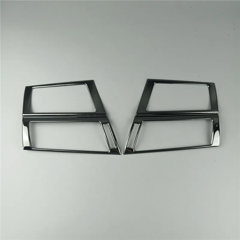 

Черная центральная консоль, розетка кондиционера, декоративная накладка для BMW X5 E70 X6 E71 2008-2014, нержавеющая сталь