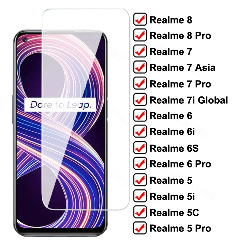 9D полный защитный Стекло для Realme 8 iPhone 7 6 Plus 5 iPad Pro 5S 6S Азии закаленное Экран