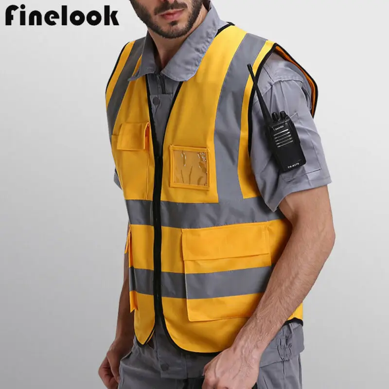 HIRIIGN светоотражающий жилет высокой видимости для безопасной работы двухцветный