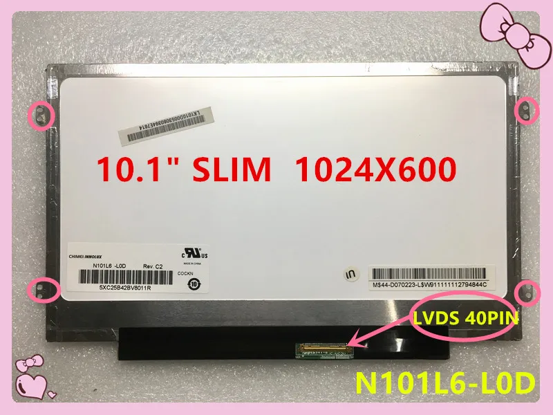 

Тонкая матрица B101AW06 v.0 10,1 LTN101NT08, N101L6-L0D дюйма, ЖК-экран для ноутбука samsung nc110, дисплей 40pin, бесплатная доставка