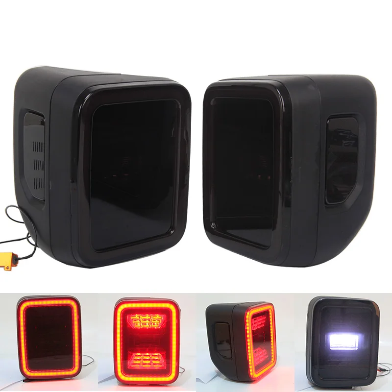 Черный Задний светодиодный фонарь светильник LED лампа хвост сзади с сигнал