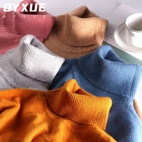 2021 new autumn winter mens warm turtleneck sweater high quality fashion casual brand comfortable pullover thick korean male