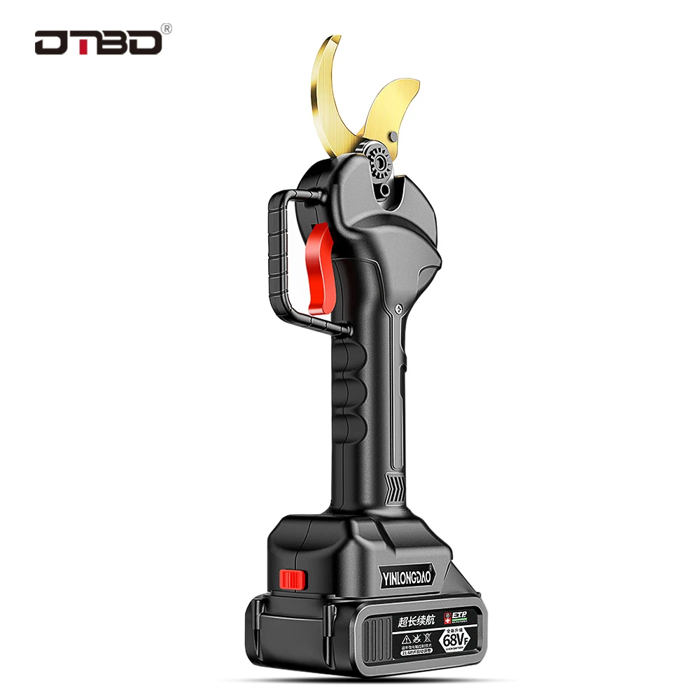 

DTBD Pruning Branch Scissors 68V/88V Digital Pruner Electric Shears Garden Shears Fruit Branch Shears Flower Pruning Shears