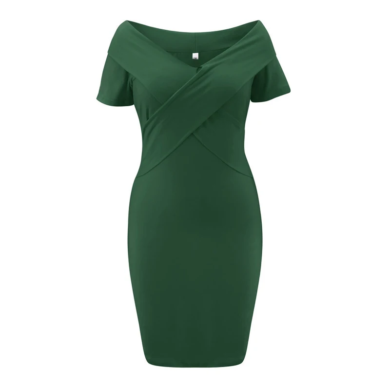 

Summer New Women 2021 Party Dress Sexy Office Lady Club Skinny Long Bodycon Dresses Female Cross Knitted Elegant Dress G2567