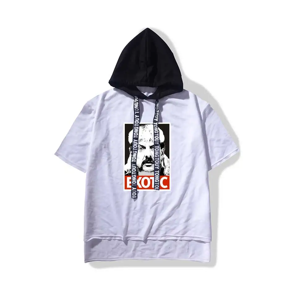 Joe Exotic Funny Printed Artwork Black hat Unisex T Shirt Make America Again Meme Tiger King Tops Tee | Мужская одежда