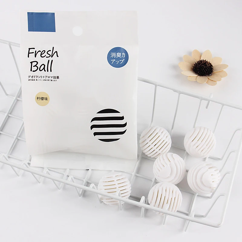 6 шт. мини в форме шара сушилка для обуви дезодорант влагопоглотитель I88